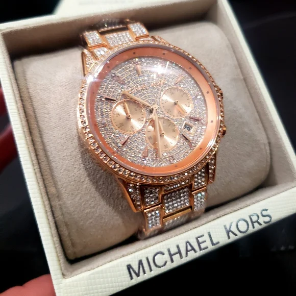 Michael Kors | Accessories | Michael Kors Ritz Pave Rosegold  display picture 3